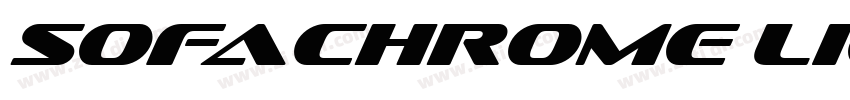 Sofachrome Light字体转换